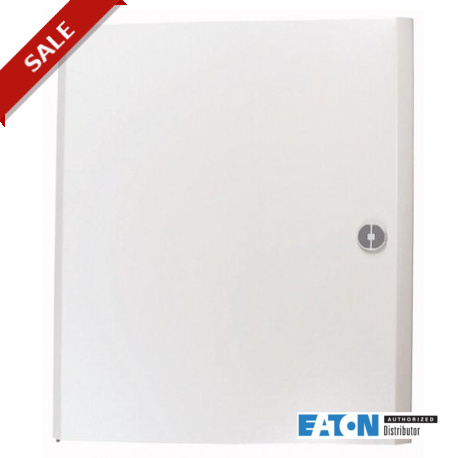 BP-DS-830/10-W - BP-DS-830/10-W 116251 EATON ELECTRIC Sheet steel door with rotary door handle for IVS HxW 1060x830mm, white