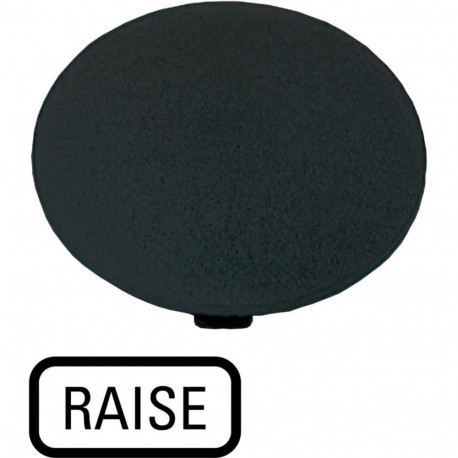 M22-XDP-S-GB17 - M22-XDP-S-GB17 218293 Y7-218293 EATON ELECTRIC M22-XDP-S-GB17Q Button plate, mushroom black, RAISE