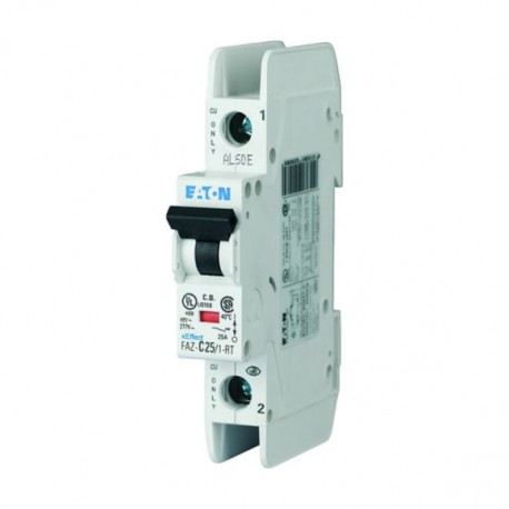 FAZ-C25/1-RT - FAZ-C25/1-RT 102132 Y7-102132 EATON ELECTRIC Miniature circuit breaker (MCB), 25A, 1p, C-Char, AC