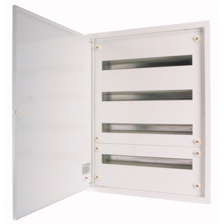 BF-U-6/144-C - BF-U-6/144-C 283051 EATON ELECTRIC Complete flush-mounted flat distribution board, white, 24 SU per row, 6 r..