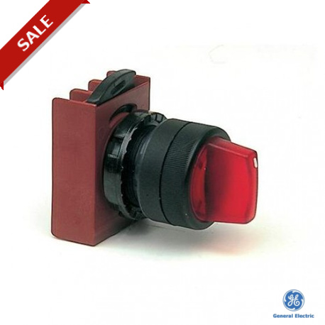 P9XSMD5N - P9XSMD5N 185150 GENERAL ELECTRIC Selector switches with knob, 2 positions, From right, I, Round plastic, Bla..