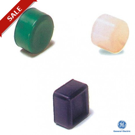 080CPT - 080CPT 170198 GENERAL ELECTRIC Rubber protective caps (IP66), Standard flush push-buttons, Clear (silicon ru..