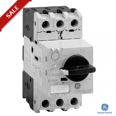 GPS1MHAF - GPS1MHAF 101285 GENERAL ELECTRIC MANUAL MOTOR STARTER MAG.PROT. GPS1 1,6A HIGH BREAKING