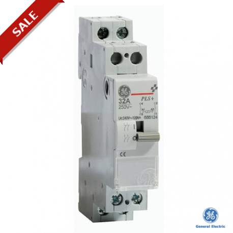 PLS+3220008A - PLS+3220008A 686118 GENERAL ELECTRIC PULSAR-S+ impulse switch 32A 2NO 8Vac