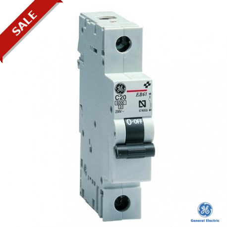 EB61C40 - EB61C40 674056 GENERAL ELECTRIC Miniature circuit breaker CB60 1P 40A C