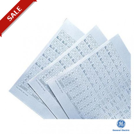EIU1 - EIU1 610380 GENERAL ELECTRIC General accessories 50 adhesive pictograms