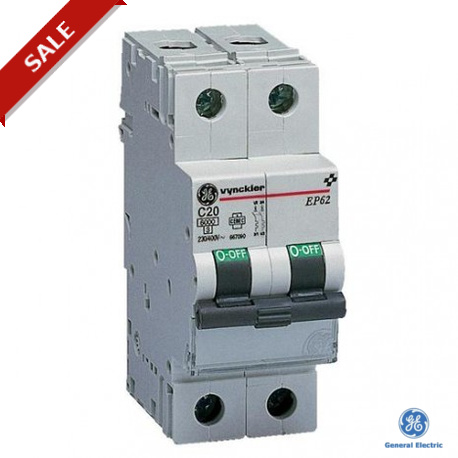 EP62C40 - EP62C40 674015 GENERAL ELECTRIC Miniature circuit breaker EP60 2P 40A C