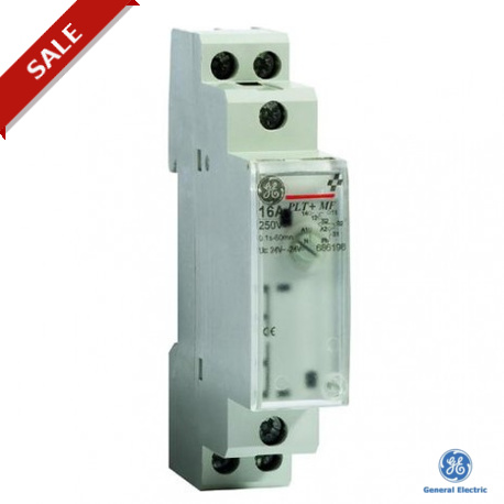 PLT+MF 024U30S-20H - PLT+MF 024U30S-20H 686199 GENERAL ELECTRIC PULSAR-T+ Time Relays 16A 1CO 24Vac timerange 30s-20h