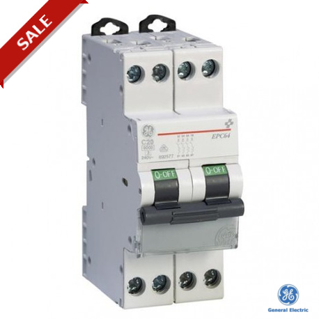 EPC 64 C32 - EPC 64 C32 692579 GENERAL ELECTRIC Miniature circuit breaker UNIBIS EPC 60 4P 2m 6kA C 32A GE