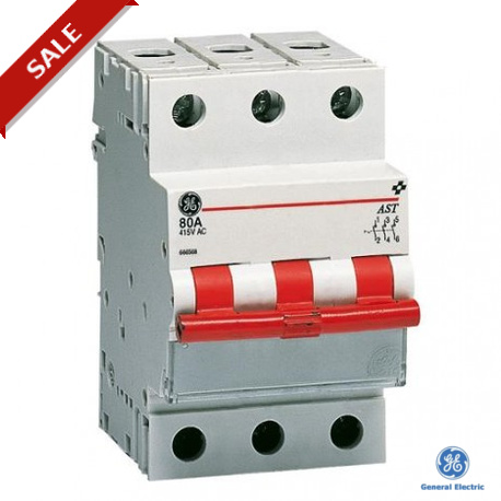 ASTM10030 - ASTM10030 666560 GENERAL ELECTRIC ASTER main disconnect switch 100A 3NO 415Vac