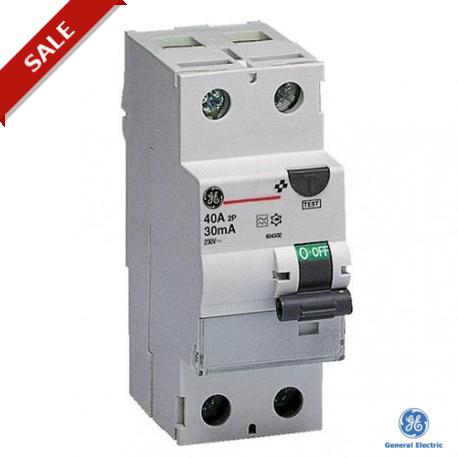 FPAI240/030 - FPAi240/030 604044 GENERAL ELECTRIC Residual current circuit breaker FP Ai 2P 40 A 30 mA