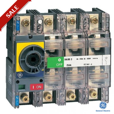 D/061435-203 - 730495 GENERAL ELECTRIC Safety-switch-disconnector Dilos 3 200A 3P+N R/Y