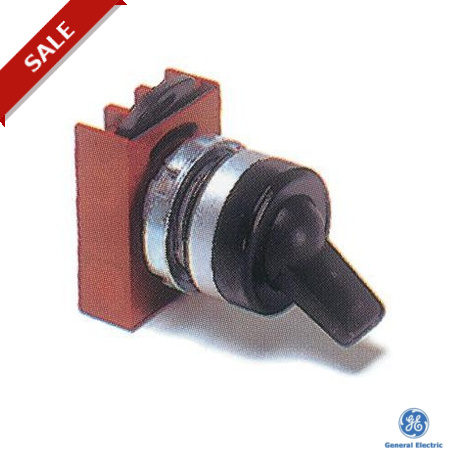P9MCD - P9MCD 184695 GENERAL ELECTRIC Toggle switches (black coloured), 2 positions, Fixed positions, Round satin ch..