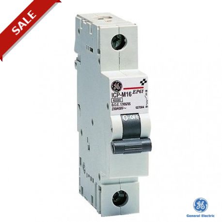 EB61ICP03 - EB61ICP03 674200 GENERAL ELECTRIC Miniature circuit breaker EB60 1P 3A ICP-M GE