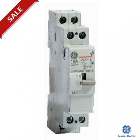 PLS+C 161048A - PLS+C 161048A 686129 GENERAL ELECTRIC PULSAR-S+ impulse switch + electronic central command 16A 1CO 48Vac