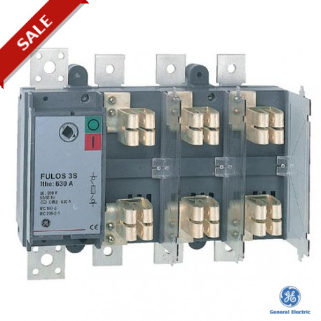 D662461231 - 731845 GENERAL ELECTRIC Switch-disconnector-fuse Fulos 3S DIN3 630A 3P+N