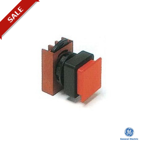 P9MER3RN - P9MER3RN 184070 GENERAL ELECTRIC Push-buttons, Mushroom head/emergency with latch, Push-twist to release, St..