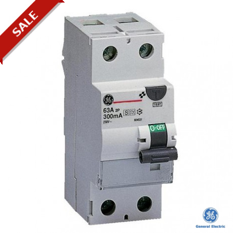 FPSI280/100 - FPSi280/100 604348 GENERAL ELECTRIC Residual current circuit breaker FP Si 2P 80 A 100 mA