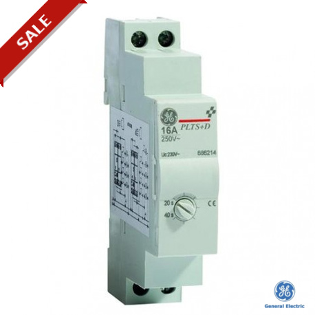 PLTS+D - PLTS+D 686214 GENERAL ELECTRIC PULSAR-TS+ electronic dim add-on mod for staircase switch 10A 1NO 230Vac