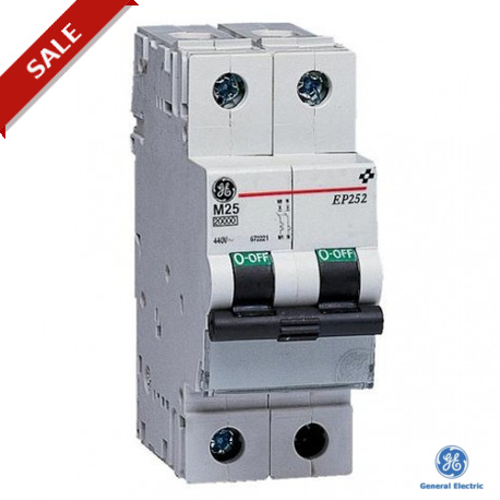 EP252M16 - EP252M16 672219 GENERAL ELECTRIC Miniature circuit breaker EP250M 2P 16A
