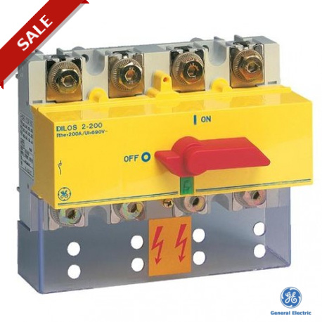D061426203 - 730166 GENERAL ELECTRIC Safety-switch-disconnector Dilos 2 200A 4P R/Y