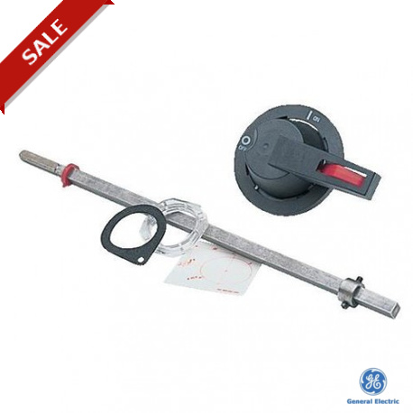 D/062927-202 - 731056 GENERAL ELECTRIC Set containing black handle IP65, reduced depth max. 55mm and ext. shaft for Dilos ..