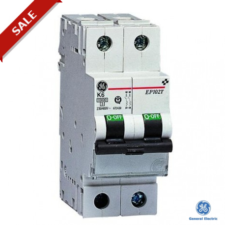 EP102TK16 - EP102TK16 691330 GENERAL ELECTRIC Miniature circuit breaker EP100T 2P 16A K GE