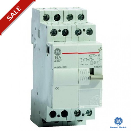 CTX + R164012A - CTX + R164012A 686054 GENERAL ELECTRIC CONTAX-R+relays 16A 4CO 12Vac