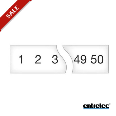 RTM7 1-100 6 - RTM7 1-100 6 1SNA103115R1300 ENTRELEC RTM7 BANDE 1-100-6MM Terminal Block Markers