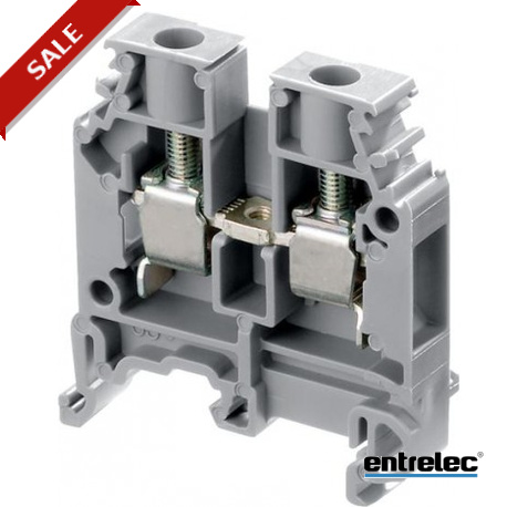 M6/8.1V - M6/8.1V 1SNA105128R2200 ENTRELEC M6/8.1 Screw Clamp Terminal Blocks Feed-through Green