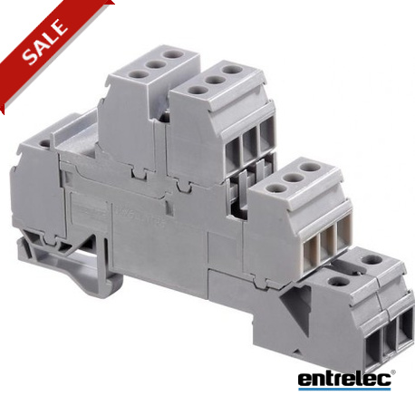 D4/6.LNTP6 - D4/6.LNTP6 1SNA110331R2500 ENTRELEC D4/6.LNTP6 Screw Clamp Terminal Blocks Installation Grey