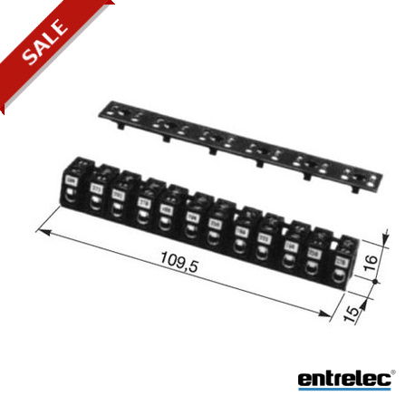 1SNA112559R2000 - 1SNA112559R2000 ENTRELEC MP4/4 Specific Terminal Blocks