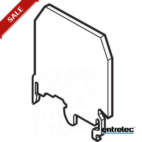 1SNA114776R2300 - 1SNA114776R2300 ENTRELEC FEM61 End Sections Grey