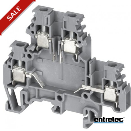 1SNA115185R0500 - 1SNA115185R0500 ENTRELEC M4/6.DE Screw Clamp Terminal Blocks Component holder Grey