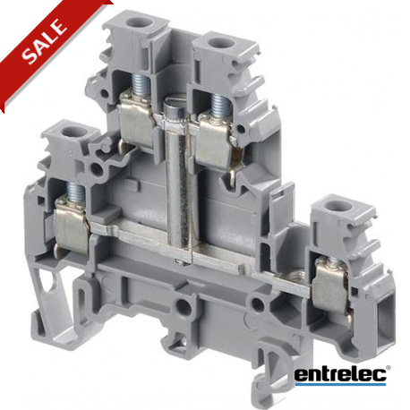 1SNA115204R2000 - 1SNA115204R2000 ENTRELEC M4/6.D1.1 Screw Clamp Terminal Blocks Double deck Grey