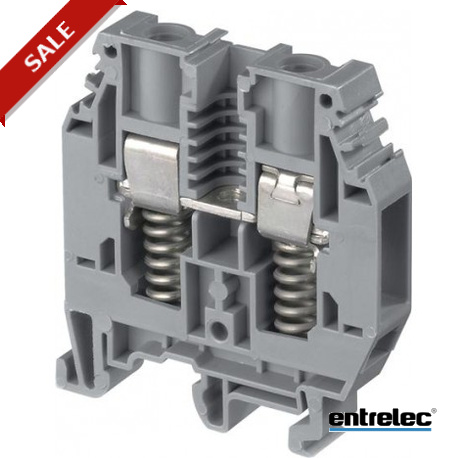 M10/10.RS - M10/10.RS 1SNA115320R2700 ENTRELEC M10/10.RS Spring Loaded Screw Clamp Terminal Blocks Feed-through Grey