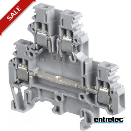 1SNA115326R1100 - 1SNA115326R1100 ENTRELEC M4/6.DE2 Screw Clamp Terminal Blocks Component holder Grey