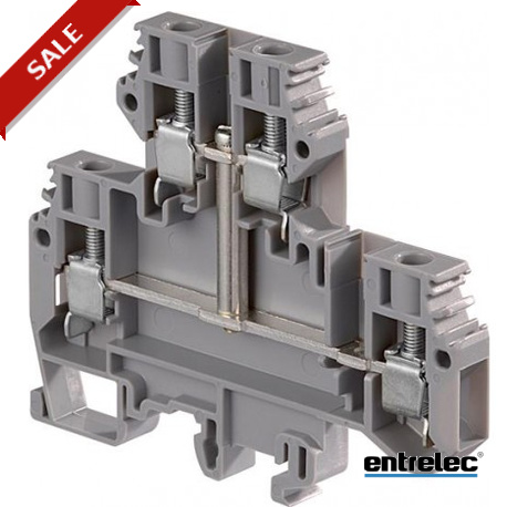1SNA115498R1700 - 1SNA115498R1700 ENTRELEC M6/8.D1 Screw Clamp Terminal Blocks Double deck Grey