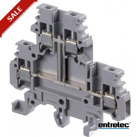 1SNA115530R1200 - 1SNA115530R1200 ENTRELEC MA2.5/5.D1.1 Screw Clamp Terminal Blocks Double deck Grey