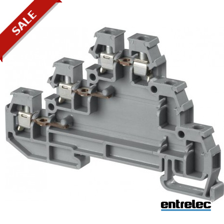 1SNA115542R1200 - 1SNA115542R1200 ENTRELEC D2.5/6.D Screw Clamp Terminal Blocks Sensors / Actuators Grey