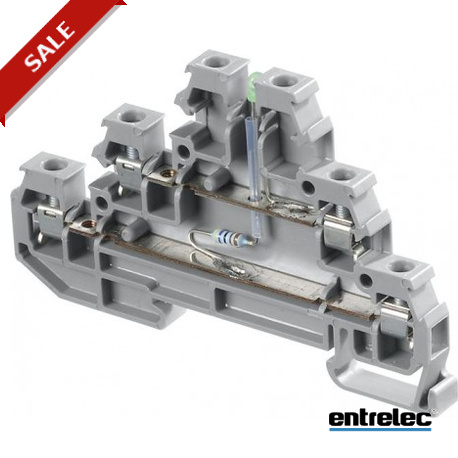 1SNA115547R1700 - 1SNA115547R1700 ENTRELEC D2.5/6.DAL2 Screw Clamp Terminal Blocks Sensors / Actuators Grey