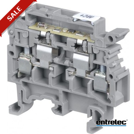1SNA115661R2100 - 1SNA115661R2100 ENTRELEC M4/8.SFL Screw Clamp Terminal Blocks For 5 x 20 and 5 x 25 fuses with blown fuse in..