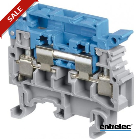 1SNA115668R0000 - 1SNA115668R0000 ENTRELEC M4/8.SNT Screw Clamp Terminal Blocks Disconnect with lever with test socket Grey. B..