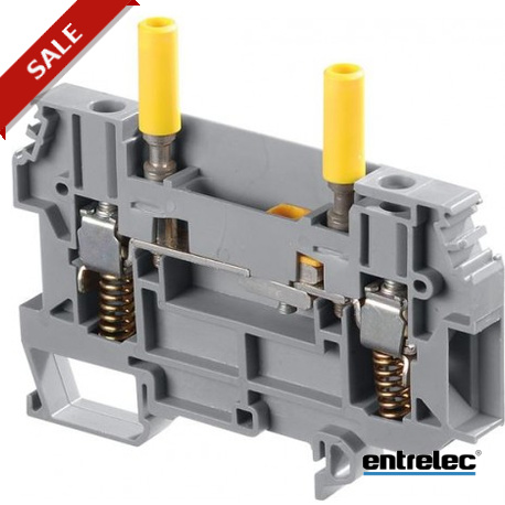 D6/8.ST1.RS - D6/8.ST1.RS 1SNA115831R0400 ENTRELEC D6/8.ST1.RS.IP20 Spring Loaded Screw Clamp Terminal Blocks Test disconn..