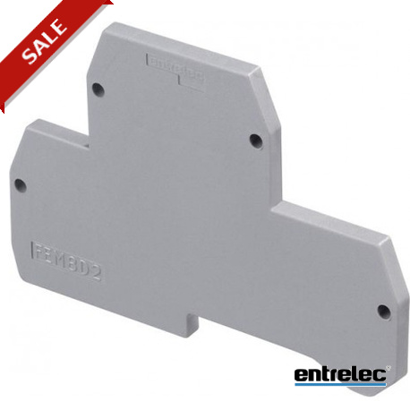 1SNA116913R0700 - 1SNA116913R0700 ENTRELEC FEM8D2S End Sections Grey