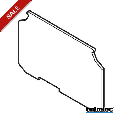 FEET 60 - FEET 60 1SNA117755R2100 ENTRELEC FEET60 End Sections Grey