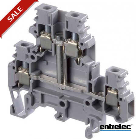 1SNA125166R1300 - 1SNA125166R1300 ENTRELEC M4/6.D1.N Screw Clamp Terminal Blocks Double deck Blue