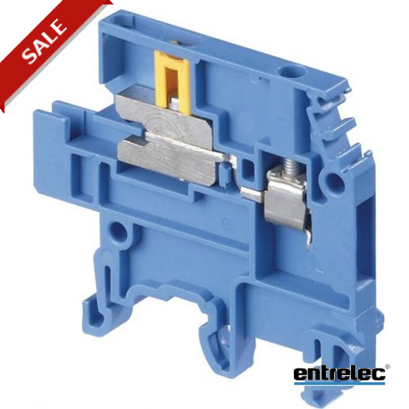 MA2.5/5.NT - MA2.5/5.NT 1SNA125487R0600 ENTRELEC MA2.5/5.NT Screw Clamp Terminal Blocks Neutral disconnect Blue