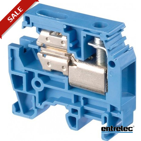 M16/12.NT1 - M16/12.NT1 1SNA125593R0000 ENTRELEC M16/12.NT1 Screw Clamp Terminal Blocks Neutral disconnect Blue