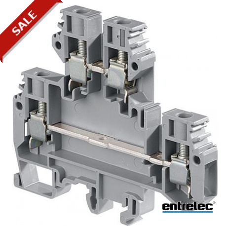 M6/8.D2.NC - M6/8.D2.NC 1SNA140021R2000 ENTRELEC M6/8.D2.NC Screw Clamp Terminal Blocks Corrosive Environments Feed-throu..